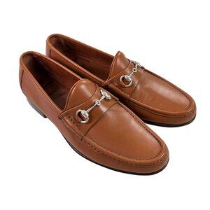Allen Edmonds Verona Horse Bit Loafers Shoes Mens Size 9 D Brown Made In Italy